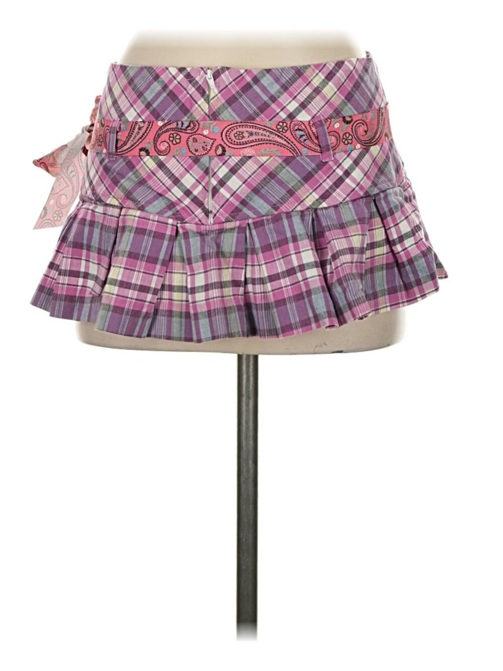 Low Rise Pleated Skirt With Belt Y2K VINTAGE EXTREMELY RARE - Picture 2 of 3